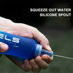 1pc 150ml/250ml/500ml Outdoor Collapsible Silicone Bite Size Water Bottle Running Camping Hiking Travel Convenient Water Bottle
