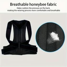 Humpback corrector for adult men, invisible straight back posture belt, corrects spine, improves round shoulder and back