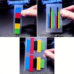 2-Piece UCI Champion Rainbow Sticker - Waterproof and Durable Vinyl Bike Frame, Front Fork, Upper Tube and Handlebar Sticker