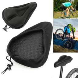 Breathable Bicycle Seat Cover MTB Bike Soft Thickened Saddle Seat Cushion Cycling Sponge Pad Cushion Cover Riding Accessories