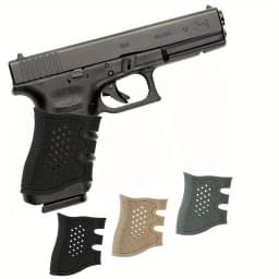 Tactical Pistol Rubber Grip Anti Slip Glove for Gl*ck G17/19/20/21/22/23/31/32 Reduce Recoil Grip Glove Hunting Accessories