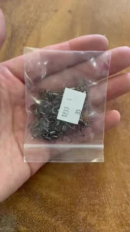 DNDYUJU 50pcs Pike Fishing Accessories Connector Pin Bearing Rolling Swivel Stainless Steel Snap Fishhook Lure Swivels Tackle