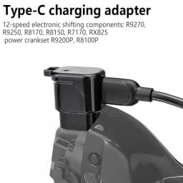 USB-C Charger Compact Portable Bike Charging Adapter For Shimano 12-Speed Di2 Electronic Derailleur R9200 R8100 R7150