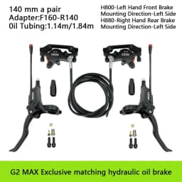 Electric Scooter Brake H800/H880 Electric Scooter Hydraulic Disc Brake For KUKirin G2 MAX G2 Master G3 Pro G4 G5
