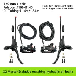 Electric Scooter Brake H800/H880 Electric Scooter Hydraulic Disc Brake For KUKirin G2 MAX G2 Master G3 Pro G4 G5
