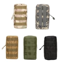 Outdoor Tactical Pouch Oxford EDC Molle Tool Pack Zipper Waist Accessories Durable Belt Camo Bag For Hunting Hiking Sports