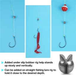 50/100Pcs Removable Split Shot Fishing Weights Sinker Clip On Weights Round Fishing Egg weights Bass lure Fishing Accessories