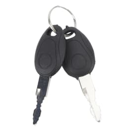 Electric Scooter Key Switch Lock Waterproof 3 Pin 10 Inch Scooter Digital Display Switch Lock ABS with 2 Keys for Maintenance