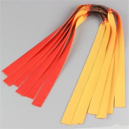 10PCS Powerful Catapult Latex Tape Flat Elastic Band Slingshot Hunting Replacement Accessory Resilient Natural Rubber Slingshot