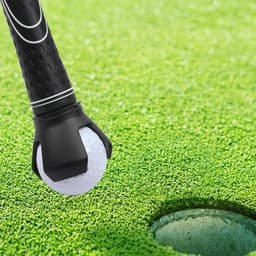 Golf Balls Picker Ball Pick Up Clamp Rubber Zinc Alloy Golf Supplies Golf Accessories Convenient Practical Golf Training Aids