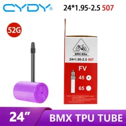 CYDY TPU Bicycle Inner Tube Camer 24" 507 24x1.95 2.0 2.125 2.25 2.35 2.4 2.5 Inch Valve 45mm BMX Bike Tire Pneu Cycling Tyre
