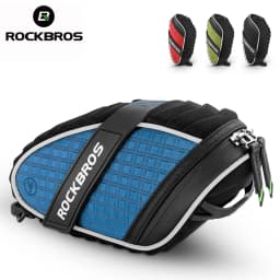 ROCKBROS Bike Bag 3D Shell Rainproof Saddle Bag Reflective Bicycle Bag Shockproof Cycling Rear Seatpost Bag MTB Bike Accessories