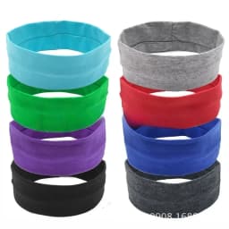 Cotton Elastic Children's Headband Girls and Boys Sweat Absorbing Sports Headband Teens Anti Sweat Hair Bands Athletic Headwear