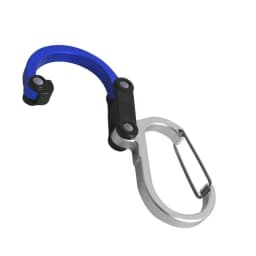 Dtype Hook Gear Clip Carabiner Rotating Hook Clip Non-Locking Strong Clips for Camping Fishing Hiking Travel Backpack Out School