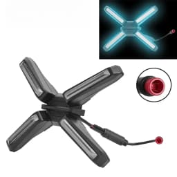 4W Front Lamp Super Bright Headlight For Segway Ninebot ZT3 Electric Scooter ZT3 Pro X-shaped Kickscooter Front Light Parts