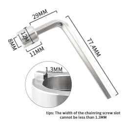 MUQZI Chainring Bolts Nut Wrench crank Screw Removal Install Tools MTB Road Folding Bike Chainwheel Tool