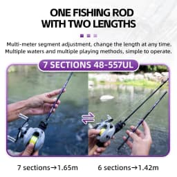FISHINGFANS QINGXIU FUJI ALCONITE Guide UL ML Travel Portable High Carbon Flexible AA Cork Handle 1-6g 7-14g 6-12lb Fishing Rods