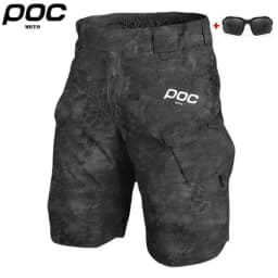 MOTO POC MTB Shorts Men's Mountain Bicycle Short Offroad DH Motorcycle Bike 2025 Outdoor Sports Quick Dry Downhill Short Pants