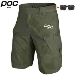 MOTO POC MTB Shorts Men's Mountain Bicycle Short Offroad DH Motorcycle Bike 2025 Outdoor Sports Quick Dry Downhill Short Pants