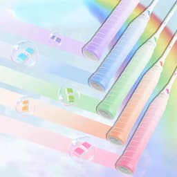 10 Lyspeed rainbow glue, shockproof handguards, lifting shots, suitable for badminton rackets, tennis rackets, etc