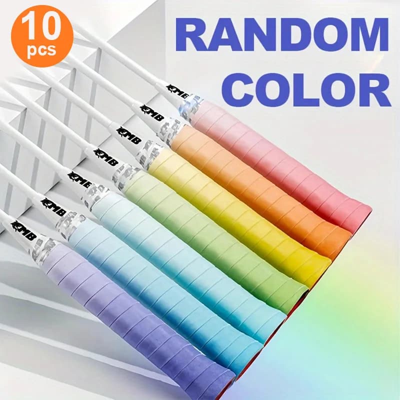 10 Lyspeed rainbow glue, shockproof handguards, lifting shots, suitable for badminton rackets, tennis rackets, etc