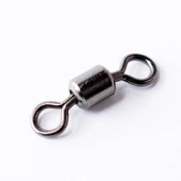 200pcs Fishing Swivels Rolling Swivels Brass alloy Rings Fishhooks Lure Connector For Fishing Accessories