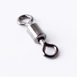 200pcs Fishing Swivels Rolling Swivels Brass alloy Rings Fishhooks Lure Connector For Fishing Accessories