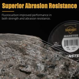 SeaKnight Brand MANSTER T2 Series 100% Fluorocarbon Fishing Line 100M, Carbon Fiber Line 3-35LB Upgrade Sinking Line Sea Fishing