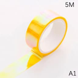 2025 New Holographic RG Prismatic Glitter Tape Hoops Stick Rhythmic Gymnastics Decoration Kawaii DIY Scrapbooking