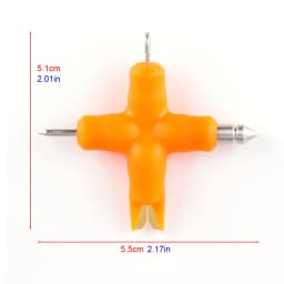 Carp Fishing 4 in 1 Coated Braid Stripper Rig Tool Puller Line Tool Multi-purpose Portable Knotter Tool Fishing Accessories
