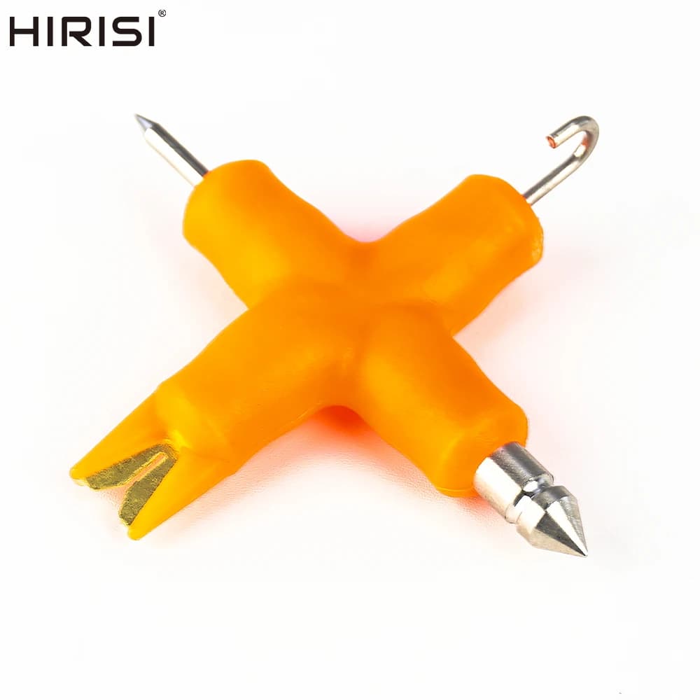 Carp Fishing 4 in 1 Coated Braid Stripper Rig Tool Puller Line Tool Multi-purpose Portable Knotter Tool Fishing Accessories