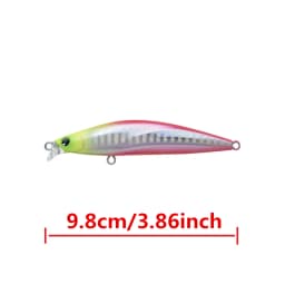 LURETV Japan IMA same model IBORN 98F ultra long throw floating shallow water Mino 98mm/13g/1pcs lure fake bait tail cargo witho