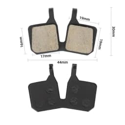 Hydraulic Brakes For Magura MT5 MT7 MTB Bicycle Resin Disc Brake Pads 44*16mm Low Noise High Quality 1Pair