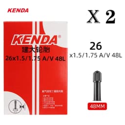2PCS KENDA Bicycle Inner Tube 20/26/27.5/29/700c/23C Schrader Presta Butyl Rubber MTB Road Bike Tube Inner Tyre Bicycle Parts