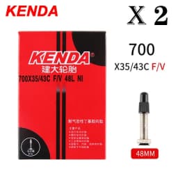 2PCS KENDA Bicycle Inner Tube 20/26/27.5/29/700c/23C Schrader Presta Butyl Rubber MTB Road Bike Tube Inner Tyre Bicycle Parts