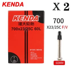 2PCS KENDA Bicycle Inner Tube 20/26/27.5/29/700c/23C Schrader Presta Butyl Rubber MTB Road Bike Tube Inner Tyre Bicycle Parts