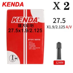 2PCS KENDA Bicycle Inner Tube 20/26/27.5/29/700c/23C Schrader Presta Butyl Rubber MTB Road Bike Tube Inner Tyre Bicycle Parts