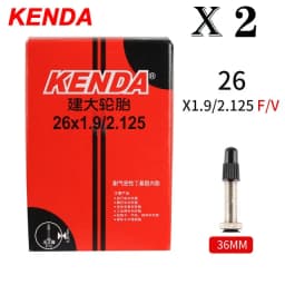 2PCS KENDA Bicycle Inner Tube 20/26/27.5/29/700c/23C Schrader Presta Butyl Rubber MTB Road Bike Tube Inner Tyre Bicycle Parts