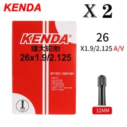 2PCS KENDA Bicycle Inner Tube 20/26/27.5/29/700c/23C Schrader Presta Butyl Rubber MTB Road Bike Tube Inner Tyre Bicycle Parts