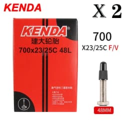 2PCS KENDA Bicycle Inner Tube 20/26/27.5/29/700c/23C Schrader Presta Butyl Rubber MTB Road Bike Tube Inner Tyre Bicycle Parts