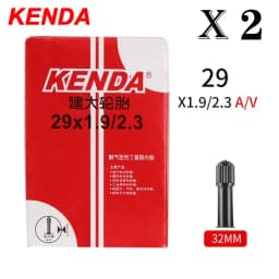 2PCS KENDA Bicycle Inner Tube 20/26/27.5/29/700c/23C Schrader Presta Butyl Rubber MTB Road Bike Tube Inner Tyre Bicycle Parts