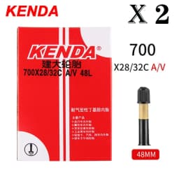 2PCS KENDA Bicycle Inner Tube 20/26/27.5/29/700c/23C Schrader Presta Butyl Rubber MTB Road Bike Tube Inner Tyre Bicycle Parts