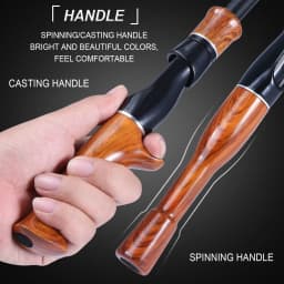 Sougayilang Telescopic Fishing Rod 1.6M Spinning Casting Role Lightweight Portable And Durable Cork Handle Travel Fishing Rod
