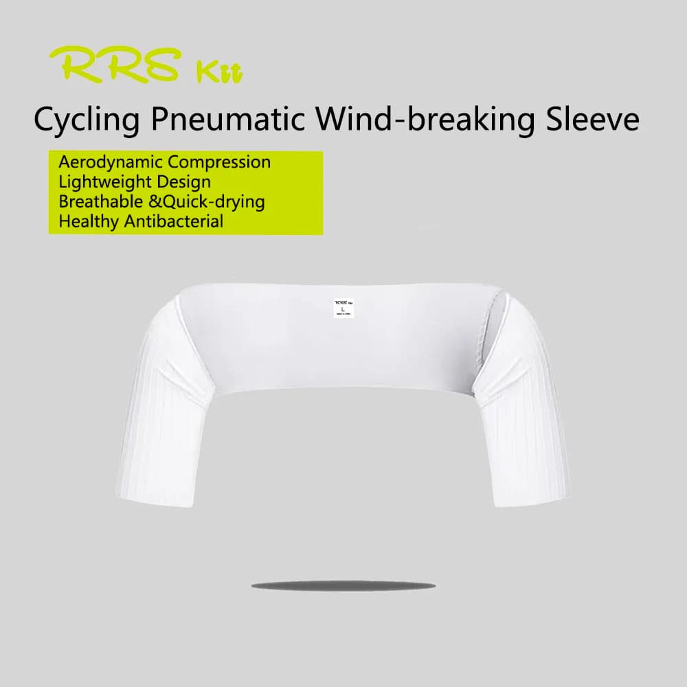 RRSKIT Competitive Cycling Pneumatic Wind-breaking Sleeve Reduce Wind Resistance Quick Dry Breathable Antibacterial Bike Sleeves