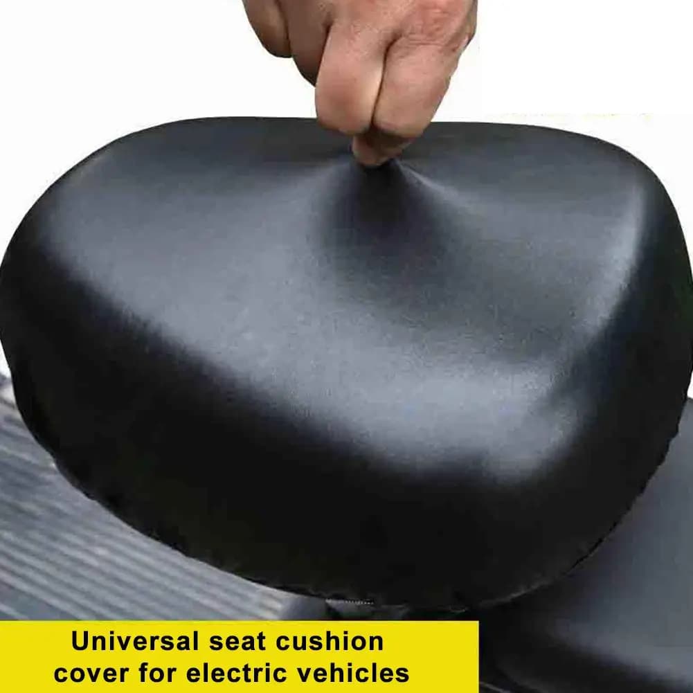 Universal Electric Vehicle Seat Cushion Cover Waterproof Seat Back Protector Waterproof Sunscreen Heat Insulation Bicycle