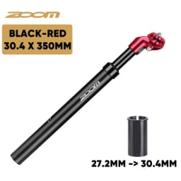 ZOOM Bike Suspension Seatpost 27.2/31.6/28.6/30.4/30.8/33.9mm MTB Suspension Seat Tube 350mm Shock Absorber Seat Post Bike Parts