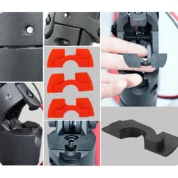 3PCS Front Fork Damping Pad Electric Scooter M365 Parts Rubber Shake Reducers for Xiaomi M365 1S PRO Fold Cushion Accessories