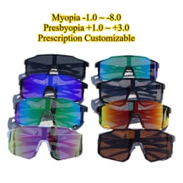 Cycling Glasses Myopia Glasses Man Custom Prescription Polarized Sunglasses Outdoor Sports Professional UV400 Photochromic lens