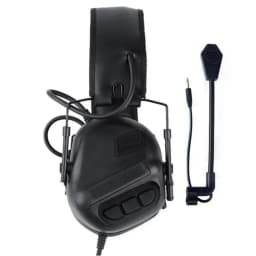 Tactical Earphone Headset Without Sound Pickup Noise Reduction Version Militar Head Wearing Hunting Airsoft Shooting