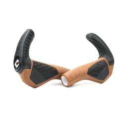 ODI GP3-Pro MTB Grips Ergonomic Comfortable Rubber/Oak Mountain Bike Handlebar Covers with Large Pad Lock-on for Racing Cycling